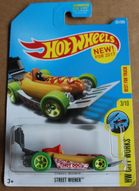 hot wheels hot dog car 2017