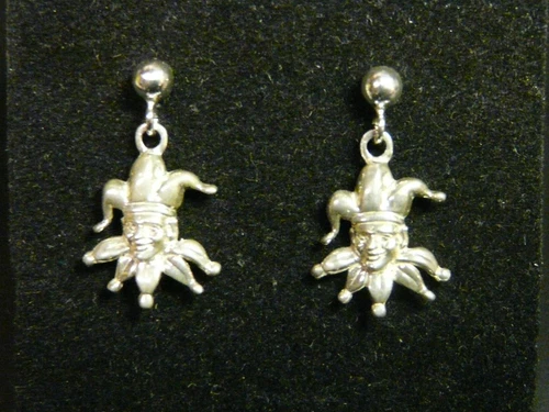 Joker-Joker Silver Earrings 925 Joker Earrings Sterling Silver