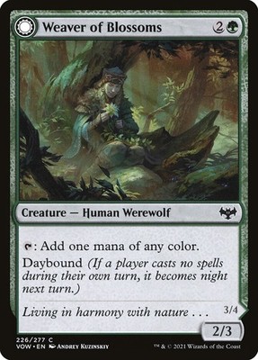 Weaver of Blossoms // Blossom-Clad Werewolf (226) Innistrad: Crimson Vow VOW MTG