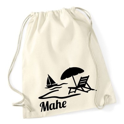 Turnbeutel Mahe Inselmotiv Seychellen Geschenkidee Mahe Geschenk Präsent Mitbrin