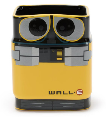 Disney Store Wall-E Roboter 3D Tasse eckige Form Sammlerstück Keramiktasse Pixar Neu
