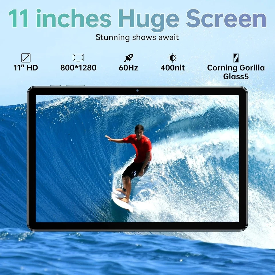 OUKITEL OT11 4G Tablet 11 Zoll 8000mAh 13MP+5MP 16GB+128GB/1TB Android 14 Tablet - Bild 4 von 4