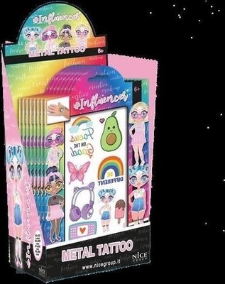 Gadget - Nice: Influencer Metal Tattoo Blister -D- Nice