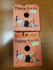 2 Pk: Thinx for All Moderate Absorbency Boy Shorts Period Underwear *LARGE* E10C
