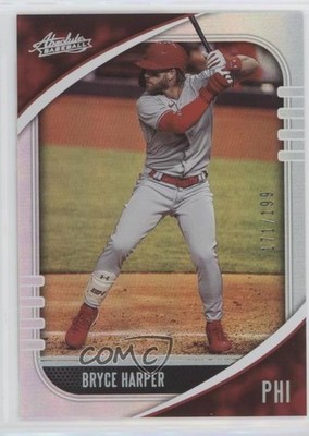 2021 Panini Absolute Holo Silver 171/199 Bryce Harper #42 o7m