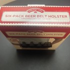 SIX-PACK BEER BELT HOLSTER WITH BOTTLE OPENER- HOLIDAY TIME — photo 4