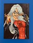 2011 Marvel Gefährliche Diven Serie 1 Skizzenkarte von Eli Rutten Schwarze Katze 1/1