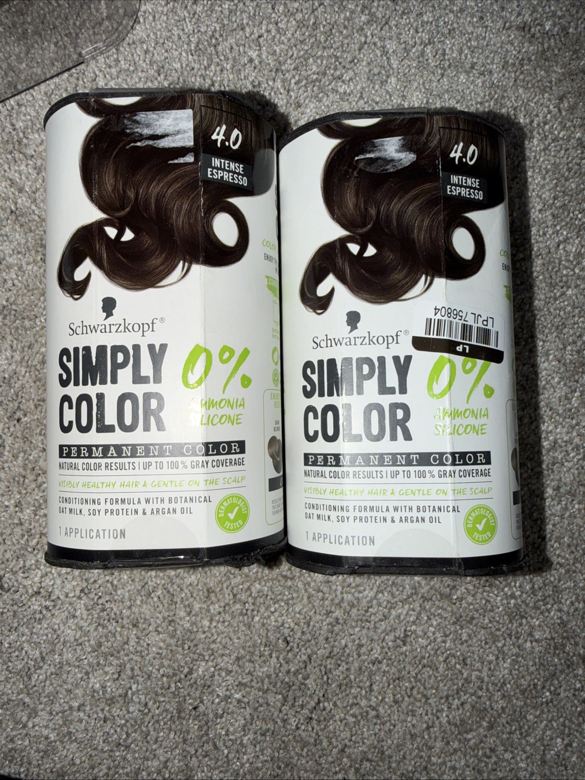 Permanent Hair Dye 4.0 Intense Espresso (2 Pack)