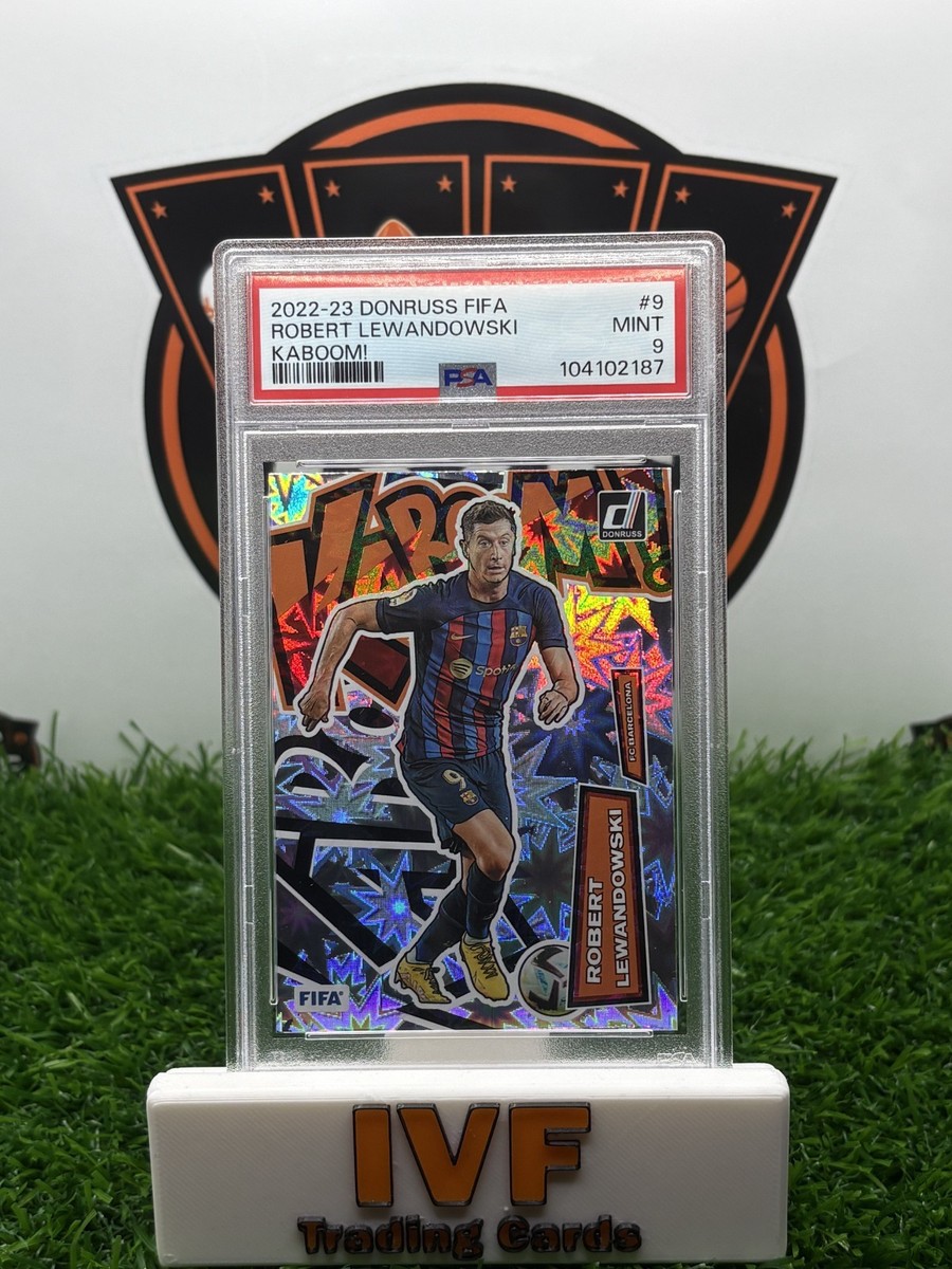 2022-23 Donruss FIFA Robert Lewandowski #9 Kaboom! PSA 9?? | eBay