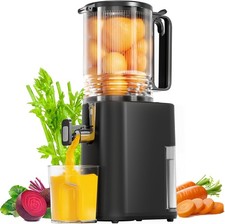 Cold Press Juicer, 5.5inch Wide Feed Chute Juicer Machine, Slow Masticating
