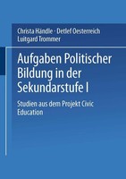 Aufgaben Politischer Bildung In Der Sekundarstufe I Luitgard Trommer