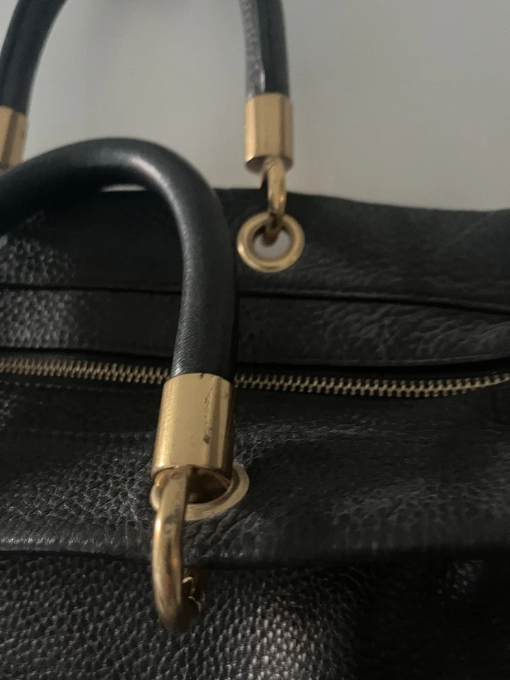 Bolso Cartera Marc Jacobs Cuero Negro Demasiado Caliente para Manar Usado Sin Bandolera Foto 4 de 4