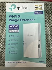 tp-link Wi-fi 6 Range Extender AX1500 Dual Band NEW OPEN BOX