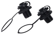 2PCS Air Valve Inflatable Kayak Screw Air Valve Spiral Air Plugs Replacement