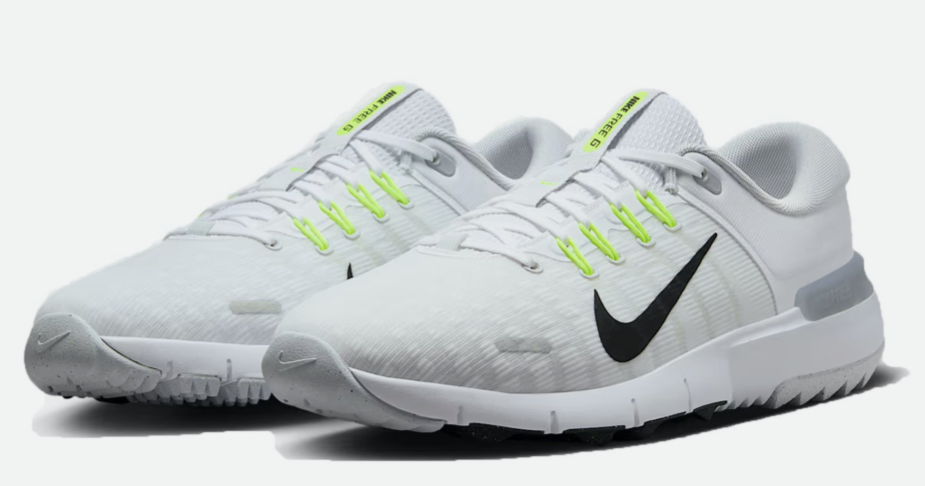 Nike Free NN Men's Spikeless Waterproof Golf Shoes White FQ7875