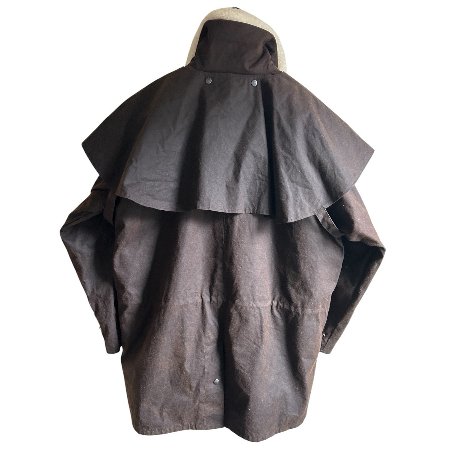 Outback Trading Co Oilskin Duster Coat 2XL NWT Wool Liner Waterproof Western image 2