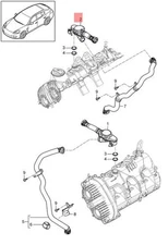 Genuine PORSCHE Non-Return Valve With Securing Element Right 94610722977