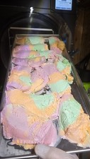 Freeze Dried Ice Cream - Rainbow Sherbet -  10oz Bag - Buy In Bulk