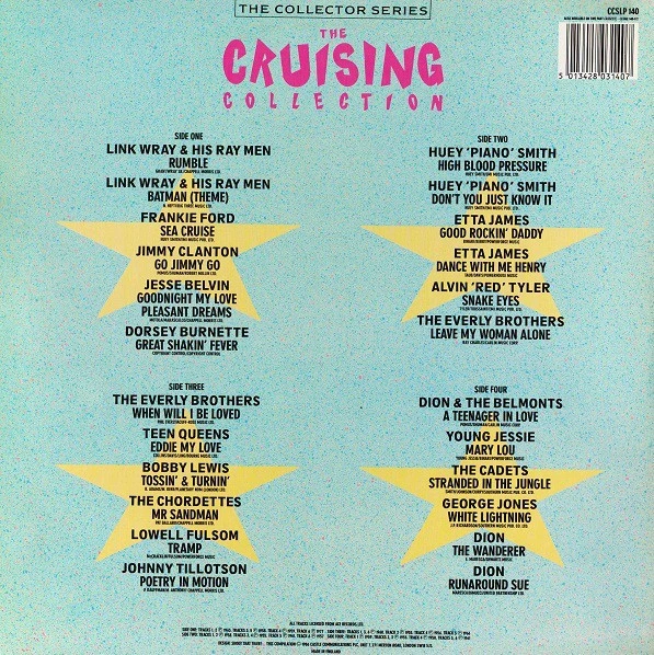 Various - The Cruising Collection Rock,Blues 2xLP Comp Gat Schallplatte 202681 - Bild 2 von 4