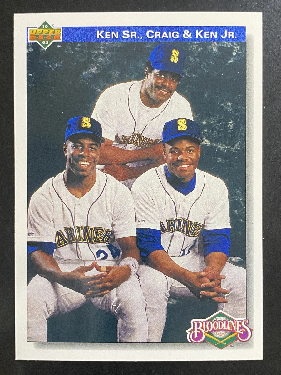 1992 Upper Deck - Craig Griffey Ken Griffey Jr Ken Griffey Sr. #85