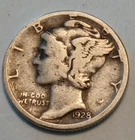 1928-S Mercury Dime 90% Silver - Circulated