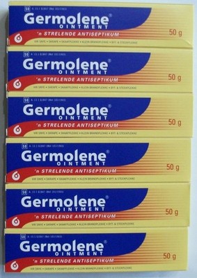 6 x Germolene Pink Antiseptikum/Analgetikum Salbe 50g Tube (Exp. 01/2027)