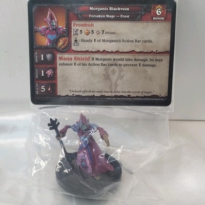 World of Warcraft Miniatures Morganis Blackvein 3 Trading Cards Core Set