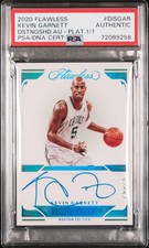 2020 Panini Flawless Distinguished Autographs Kevin Garnett Plat. 1/1 PSA A