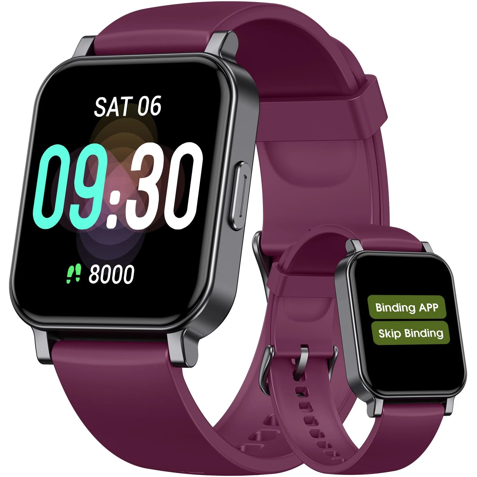 Pedometer Watch Senior Friendly No App/Phone Required, Waterproof Fitness Tra...