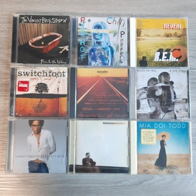 REM Snow Patrol RHCP Switchfoot CD Lot 9 Lenny Kravitz Alt Rock 2000s Albums