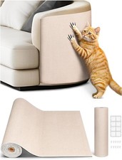 78.7"x15.8" Cat Scratch Mat, Trimmable Self-Adhesive Carpet, DIY Climb