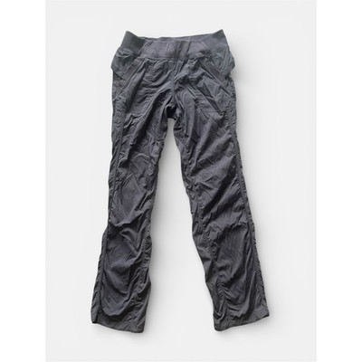 LULULEMON Quick Step Pant Gray Women s Sz 10 Roll-Up Multi-Pocket Dance W5101S
