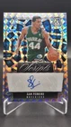 2024-25 Panini Mosaic Sam Perkins Scripts Silver Prizm Auto #MS-SAM Mavericks