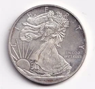 Walking Liberty Half 1 OZ .999 Fine Silver Very Good Condition Coin #804