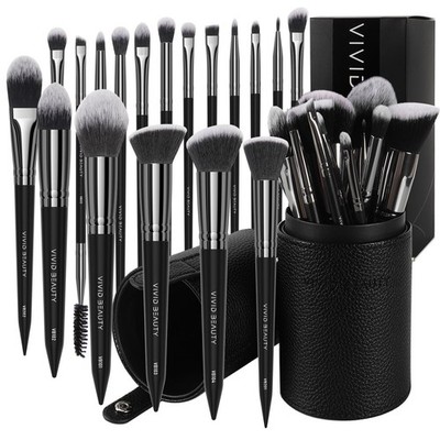 Makeup Brush Set Brushes for Beginners, Travel, Full Face & Eye Makeup Kit