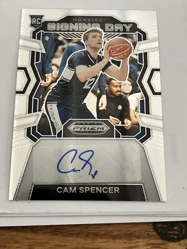 2024 Prizm Draft Picks Cam Spencer Uconn Signatures