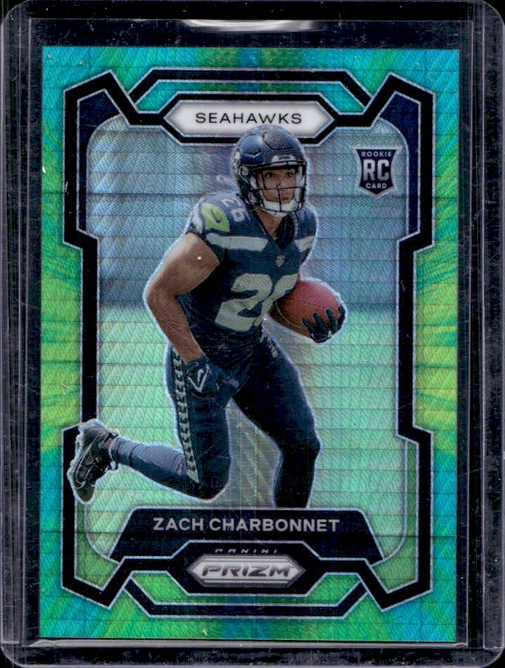 Zach Charbonnet Panini Prizm #392 Hyper