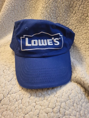 #ad Lowe#x27;s Strap Back 100% Cotton One Size Fits All Hat $10.00