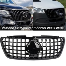 f&uuml;r Mercedes GT LOOK Grill Sprinter 907 W907 B907 SCHWARZ K&uuml;hlergrill Frontgrill