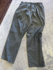 Women's Alfred Dunner Pull-On Elastic Waist Pants Size 8 Gray