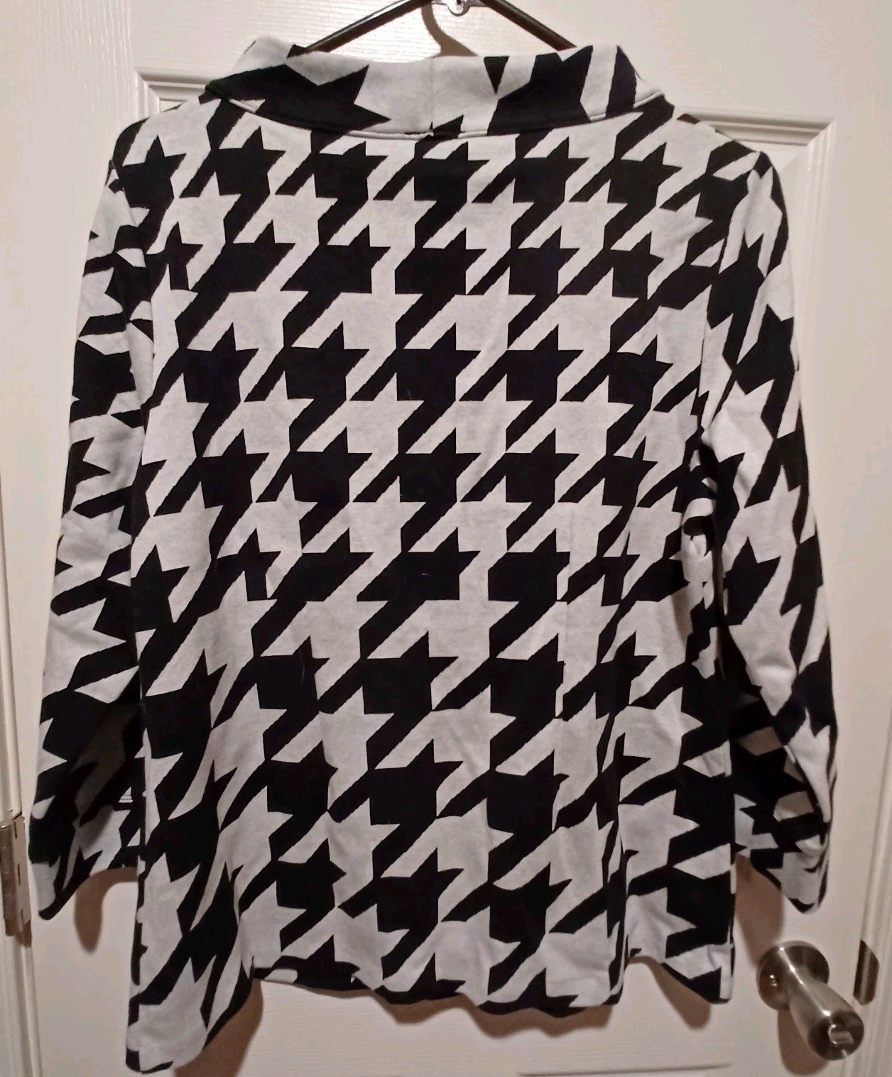 Talbots Large Mock Neck Pull Over Houndstooth Jac… - image 5