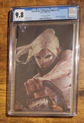 SOMETHING IS KILLING THE CHILDREN # 16  CGC 9.8 FRANKIE'S COMICS VIRGIN FOIL 