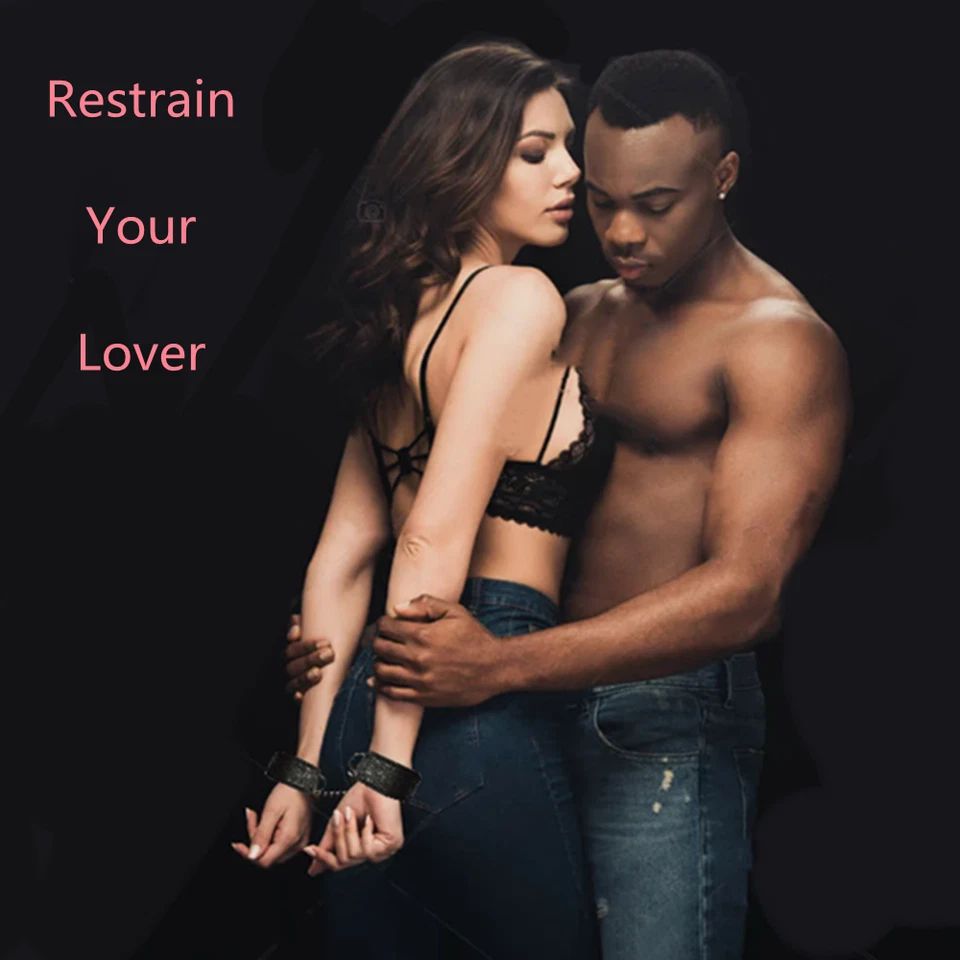 Handcuffs Ankle Cuffs BDSM Bondage Restraint Adjustable Sex Toys for Adults - Image 3 of 4