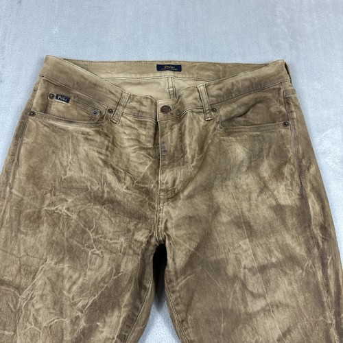 Polo Ralph Lauren Jeans Women's Size 32 Beige Denim Tompkins Skinny fit Cropped - Picture 2 of 10