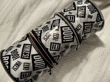 Celebrate It Halloween White BOO! Phrases Wire Edge Spool Ribbon 2.5” X 25 Ft.