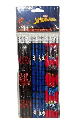 Marvel Spider-Man 12X Pencils School stationary Supplies party favors gift