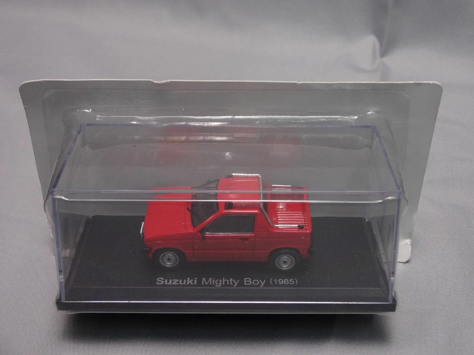Suzuki Mighty Boy 1985 rojo escala 1/43 caja mini coche exhibición diecast vol 140 Foto 4 de 4