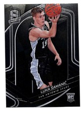 2019-20 Panini Spectra #135 Luka Samanic rookie RC card Spurs