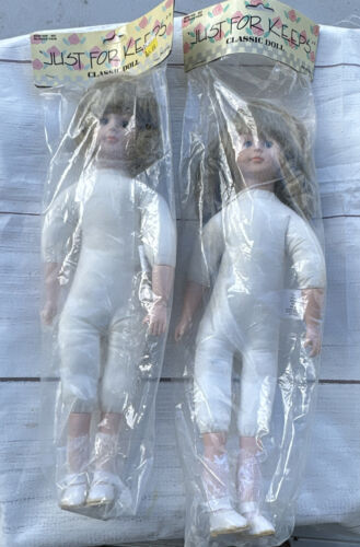 JUST FOR KEEP NOS BDB1005-007 Blonde Hair Classic Baby Doll 16” To Dress NOS - 第 1/14 張圖片