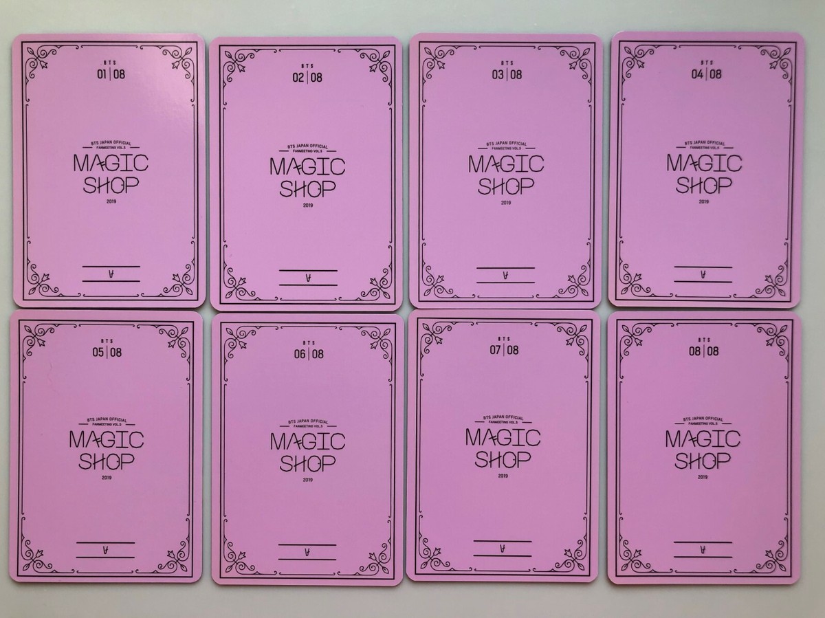 BTS MAGIC SHOP 2019 日本公演 トレカ V BTS V Taehyung MAGIC SHOP JAPAN Fan meeting Vol 5 Official